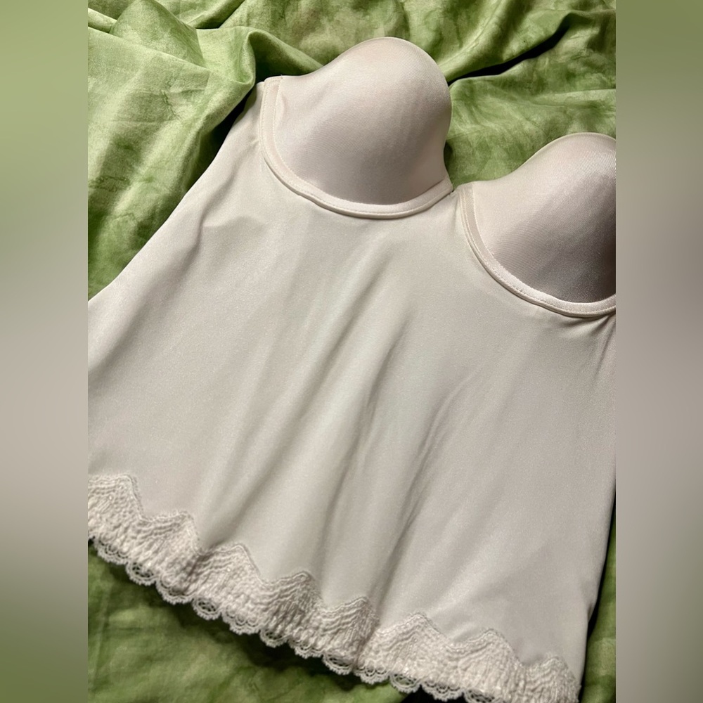 White Bustier